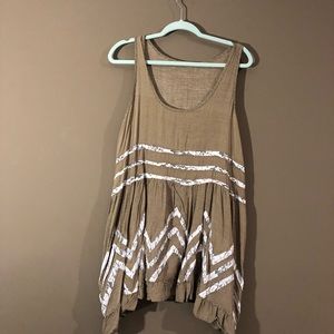 Trapeze mini dress size M